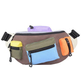 Multi-pocket Nylon Chest Bag Outdoor Sport Shoulder Sling Backpack