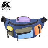 Multi-pocket Nylon Chest Bag Outdoor Sport Shoulder Sling Backpack