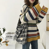 Vintage Plaid Women Shoulder Bag Large Capacity Tote Canvas Bags