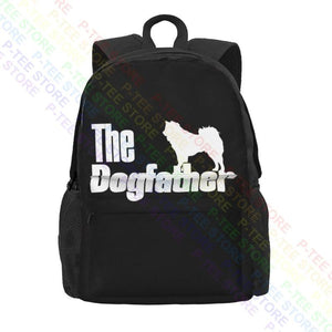The Dogfather Eurasier Backpack Hot Art Print Sports Bag