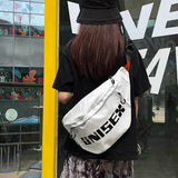 Street Hip Hop Waist Bag Unisex Fanny Pack Large Capacity Shoulder Crossbody Bag