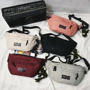 Large Capacity Unisex Waist Bag Fanny Pack Street Wear Chest Bags