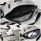 Large Capacity Unisex Waist Bag Fanny Pack Street Wear Chest Bags