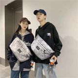 Hip-hop Waist Bag Multifunction Nylon Fanny Pack Chest Pack