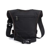Annmouler Motorcycle Bag Waterproof Leg Bag Riding Waist Pack