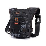 Annmouler Motorcycle Bag Waterproof Leg Bag Riding Waist Pack