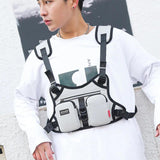 Tactical Chest Bag Phone Pack Unisex Hip Hop Vest Streetwear Bag