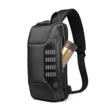 High Anti-theft Shoulder Crossbody Messenger Chest Bag USB Sling Bag