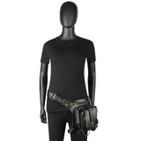 Punk Motorcycle Chain Bag Retro Style Outdoor Waist Leg Fanny Pack