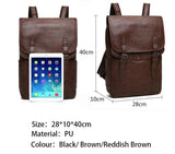 15.6 Inch Waterproof Vintage Laptop Bag for Men