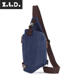 Z.L.D. Large Capacity Canvas Chest Bag