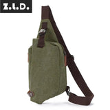 Z.L.D. Large Capacity Canvas Chest Bag