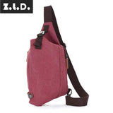 Z.L.D. Large Capacity Canvas Chest Bag