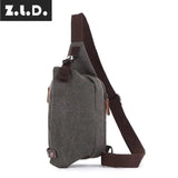 Z.L.D. Large Capacity Canvas Chest Bag