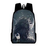 Hollow Knight Zipper Bag Anime 3D Print Students Backpack Unisex Rucksack