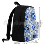 Outdoor Hiking Backpack Waterproof Portuguese Culture Tiles