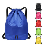 Waterproof Sports Backpack for Swimming Fitness with Wet Dry Separation Pocket