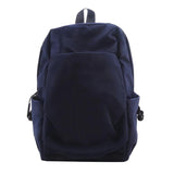 Men's Canvas Waterproof Shoulder School Bag Small Backpack