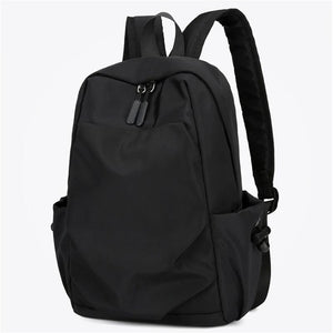 Men's Canvas Waterproof Shoulder School Bag Small Backpack