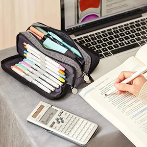 3 Layers Pencil Case Large Capacity Storage Bag For School Students