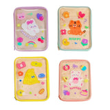 Cartoon Bear Clear Tablet Sleeve Bag with Zipper