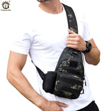 USB Charging Military Shoulder Bag Tactics Sling Bag Chest Pack