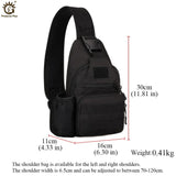 USB Charging Military Shoulder Bag Tactics Sling Bag Chest Pack