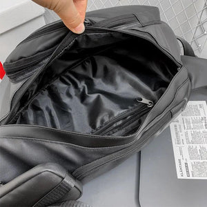 Unisex Hip Hop Chest Bag Nylon Shoulder Fanny Pack