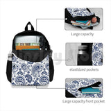 Vintage Paisley Outdoor Hiking Backpack Waterproof Camping Travel Retro