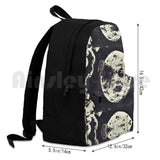 Outdoor Hiking Backpack Waterproof Camping Travel Night Sky Space Moon Galaxy