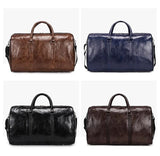 Large PU Leather Travel Duffel Bag