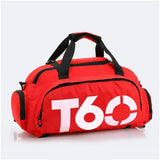 Men & Women Sport Gym Bag Fitness Waterproof Outdoor with Shoe Compartment