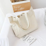 Canvas Shoulder Bags Casual Eco-friendly Large Capacity Tote Bag