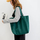 Canvas Shoulder Bags Casual Eco-friendly Large Capacity Tote Bag