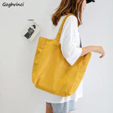 Canvas Shoulder Bags Casual Eco-friendly Large Capacity Tote Bag