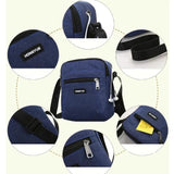 Men's Crossbody Shoulder Bag for Work Business