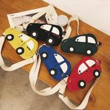 Car Shape Crossbody Bag Boys Girls Mini Messenger Bag