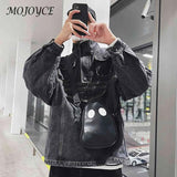 Ghost Funny Leather Shoulder Bag Devil Crossbody Handbags