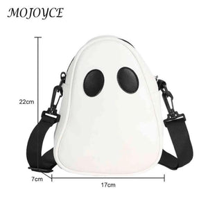 Funny Ghost Devil Shoulder Bag Small Messenger Handbags Zipper