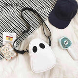 Funny Ghost Devil Shoulder Bag Small Messenger Handbags Zipper