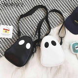 Funny Ghost Devil Shoulder Bag Small Messenger Handbags Zipper