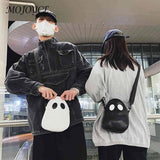 Funny Ghost Devil Shoulder Bag Small Messenger Handbags Zipper