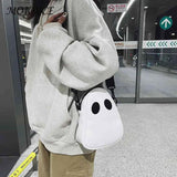 Funny Devil PU Crossbody Bag for Travel