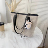 Shoulder Bags Women Large Capacity Casual Totes Canvas Waterproof Handbags