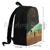 Vintage Retro Hiking Backpack Waterproof Camping Travel