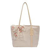 Canvas Shoulder Bags Women Large Capacity Shopping Tote Casual Stylish Handbags
