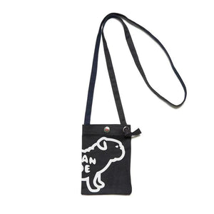 2022ss HUMAN Couple Canvas One Shoulder Bag Men Women