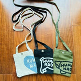 2022ss HUMAN Couple Canvas One Shoulder Bag Men Women