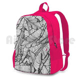 Vintage Hawaiian Vacation Summer Exotic Jungle Outdoor Hiking Backpack