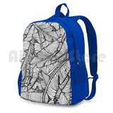 Vintage Hawaiian Vacation Summer Exotic Jungle Outdoor Hiking Backpack